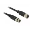 Serial cable Navilock 62971 Black 1 m M8