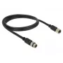 Serial cable Navilock 62971 Black 1 m M8
