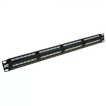 Patch Panel 24-ports unshielded 45° ACT P24AK1