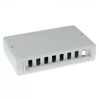 Surface mounted box ACT FA5000 unshielded 8-port Cat5e — 171.4×38×118.8 mm