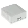 Surface mounted box ACT 2-port unshielded CAT5E — 59×29.5×61 mm