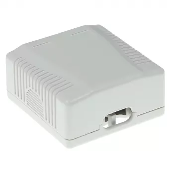 Surface mounted box ACT 2-port unshielded CAT5E — 59×29.5×61 mm