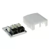 Surface mounted box ACT 2-port unshielded CAT5E — 59×29.5×61 mm