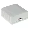 Surface mounted box 2-port CAT6 unshielded ACT FA6002, 29×61×29.5 mm