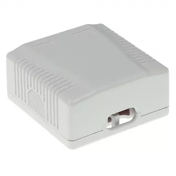Surface mounted box 2-port CAT6 unshielded ACT FA6002, 29×61×29.5 mm