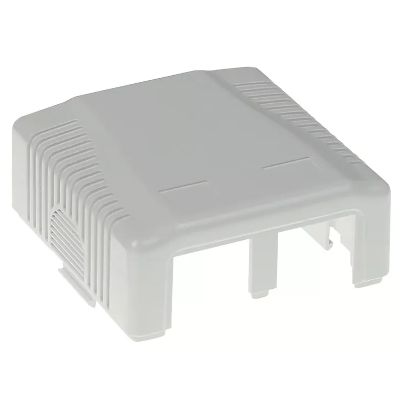 Surface mounted box 2-port CAT6 unshielded ACT FA6002, 29×61×29.5 mm