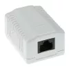 Surface mounted box ACT 1‑port CAT5E unshielded, 39×29.5×54 mm