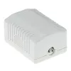 Surface mounted box ACT 1‑port CAT5E unshielded, 39×29.5×54 mm