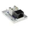 Surface mounted box ACT 1‑port CAT5E unshielded, 39×29.5×54 mm