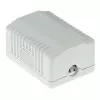 Surface mounted box ACT 1-port unshielded CAT6, 39×54×29.5 mm