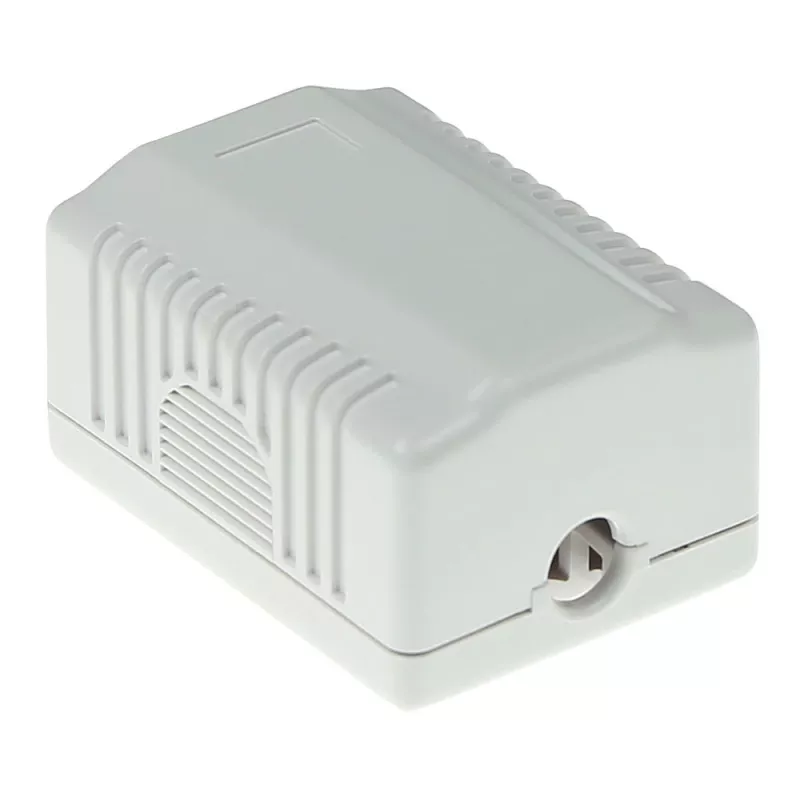 Surface mounted box ACT 1-port unshielded CAT6, 39×54×29.5 mm