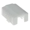 Surface-mounted shielded outlet box ACT CAT6, 1-port, 39×54×29.5 mm