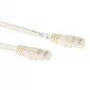 ACT Ivory 25 meter U/UTP CAT6 patch cable with RJ45 connectors