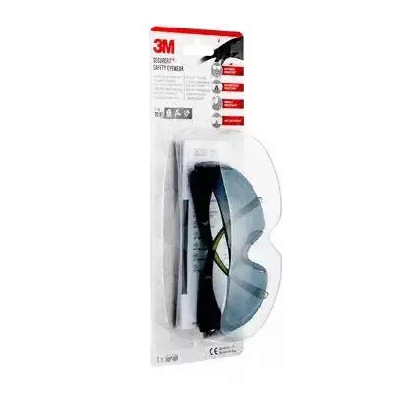 3M SF4000GC1 safety eyewear Safety goggles Plastic Black, Green