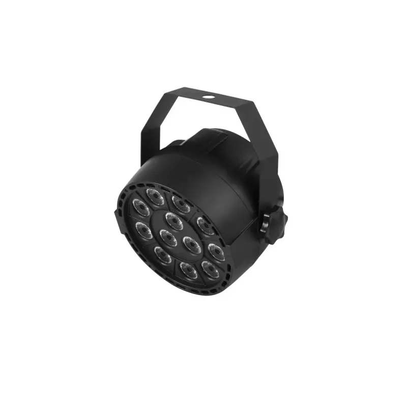 Disco spotlight Eurolite 42110192 LED 12 lamps DMX Black