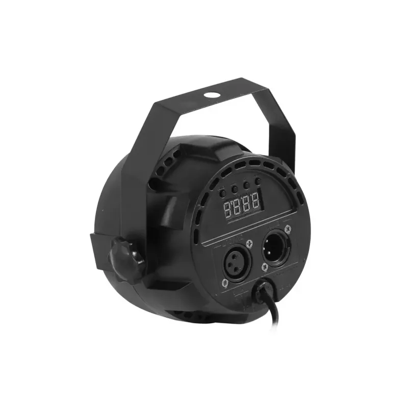 Disco spotlight Eurolite 42110192 LED 12 lamps DMX Black