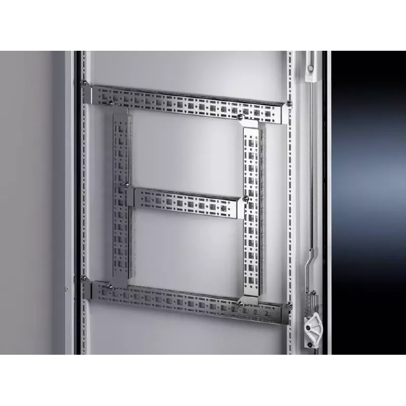 Mounting kit Rittal VX 8619.710 for enclosures, steel, grey, width 500 mm, pack of 4