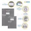 Magazine/book cover HERMA 7054 White