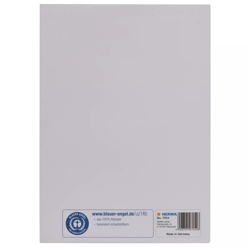 Magazine/book cover HERMA 7054 White