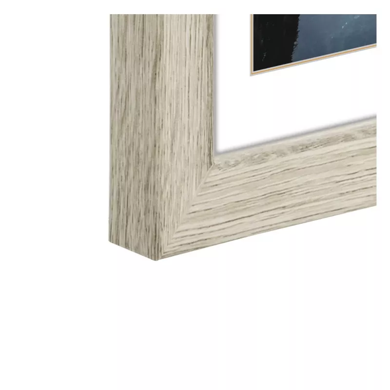 Hama Oslo Single picture frame Grey, Pine