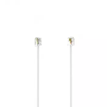 Hama 00201135 telephone cable 10 m White