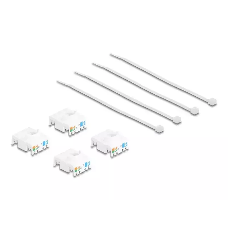 DeLOCK keystone module 86050 Flat RJ-45 LSA 16.3x16.3x23mm