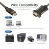 ACT USB-C to Serial Adapter AC6002 Black 1.5m