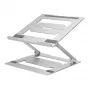 Laptop stand ACT AC8135 aluminium grey stepless height adjustable