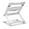 Laptop stand ACT AC8135 aluminium grey stepless height adjustable