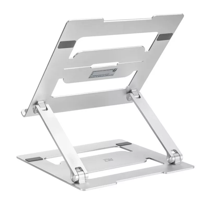 Laptop stand ACT AC8135 aluminium grey stepless height adjustable