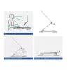 Laptop stand ACT AC8135 aluminium grey stepless height adjustable