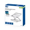 Laptop stand ACT AC8135 aluminium grey stepless height adjustable