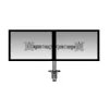 ACT Dual monitor arm office silver Clamp/Bolt-through 18 kg 17-32 inch