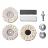 Set KWB 485300 Rotary Tool Polishing Supply Black Metallic White