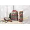 Gift wrap bag Sigel GT043 Green Red Violet 260x120x330 mm