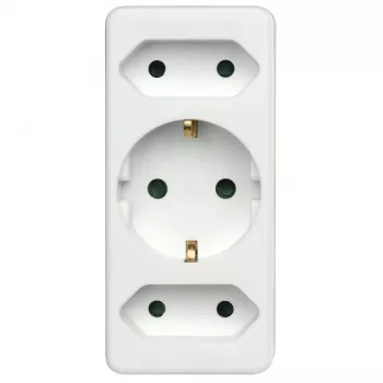 Hama 00223215 power extension 3 AC outlet(s) Indoor White