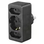 Hama 00223216 power extension 3 AC outlet(s) Indoor Black