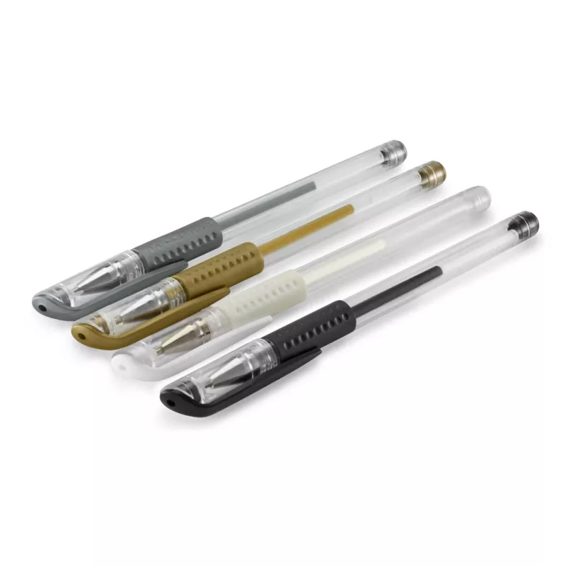 Hama Classic Capped gel pen Black, Gold, Silver, White 4 pc(s)