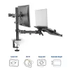 Laptop & monitor arm ACT AC8305 height adjustment 0-450mm
