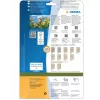 HERMA 10756 self-adhesive label Rectangle Permanent Brown 80 pc(s)