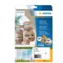 HERMA 10756 self-adhesive label Rectangle Permanent Brown 80 pc(s)