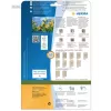 Self-adhesive label HERMA 10759 Rectangle Permanent Brown 140 pc