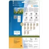 Self-adhesive label HERMA 10760 Rectangle Permanent Brown 80 pcs