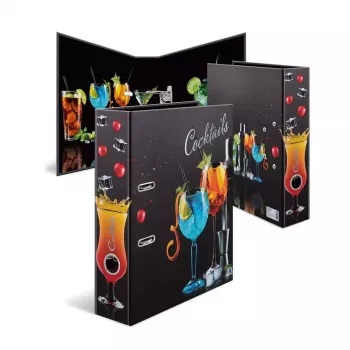 Ring binder HERMA 19566 A4 Multicolour Round ring Storage