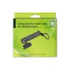 Cable Lock Navilock 20917 Black 1.8 m Key Lock