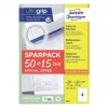 Self-adhesive printer label AVERY 6601 White 10.5x14.8 cm 260 labels