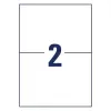 Self-adhesive printer label AVERY 6604 White A4 21x14.8 cm 130 labels
