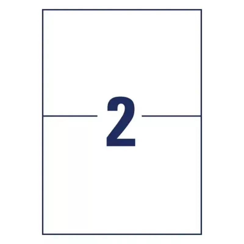 Self-adhesive printer label AVERY 6604 White A4 21x14.8 cm 130 labels