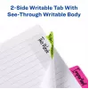 Blank tab index Avery Ultra Tabs 74753 Green Orange Pink