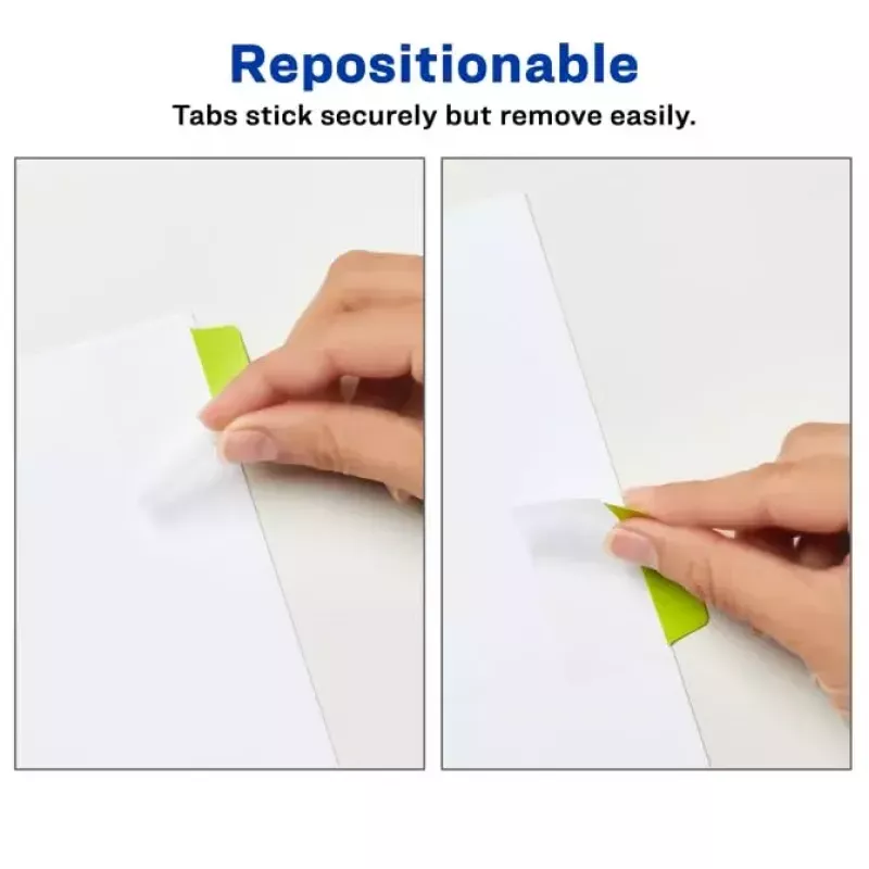 Blank tab index Avery Ultra Tabs 74753 Green Orange Pink